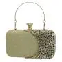 HR612 Women's Dinner Bag Luxury Diamond Fashion Wedding Square Chain Shoulder Party Rhinestone Handbag Shiny Evening Clutch Bag
