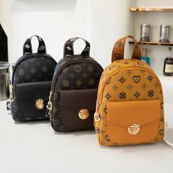 Mini backpack women 2024 hot sale backpack bag summer new ladies shoulder bag classic fashion printing small schoolbag