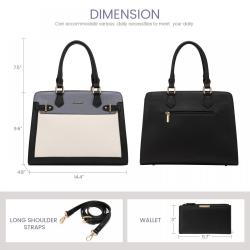 LOVEVOOK OEM Custom Logo PU Leather Medium Handbag Ladies Shoulder Tote Hand Bags Luxury Business Purses and handbags for women