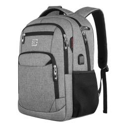 HR774 USB Charge Port Men's Backpack Fashion Waterproof Leisure Travel Backpack Oxford Business Gift Laptop Backpack