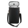 Insulated Two Bottle Wine Cooler Bag With Handle Portable Shoulder Bag Custom Logo
