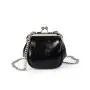 Wholesale Mini Metal Clip Handbag Luxury High Quality Chain Shoulder Bag PU Leather Cute Lipstick Bag