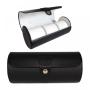 Genuine Leather Watch Storage Case Travel 3 Watch Case Leather Watch Roll For Men