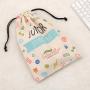 Wholesale 8 OZ Canvas Toys Painting Brush Packaging Gift Bag Recyclable Cotton Dust Drawstring Packaging Canvas Pouch