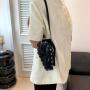 2023 Factory Vegan PU Leather Luxury Designer Gothic Coffin Shape Bag Custom Spooky Crossbody Bags for Women