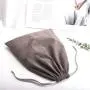 Custom Logo Printing Velvet Drawstring Shoe Clothes Packaging Bag Reusable Plush Dust Shopping Velvet Pouch