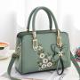 2024 Women's Fashionable Embroidered Ladies Handbag Portable Single Strap Messenger Bag for Foreign Trade