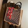 Carrying Large Capacity Canvas Tote Bag Women'S New Student Class Shoulder Bag Fashion  Mommy Bag