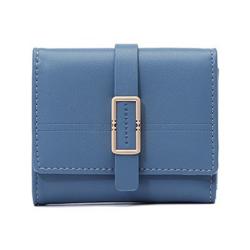 ZWY270 Wholesale Fashion PU Leather Short Ladies Wallet Waterproof Folding Money Clip Daily Shopping Student Compact Card Case