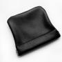 Wholesale Genuine Leather Automatic Closing Data Cable Mini Cosmetic Lipstick Pouch Coin Purse Leather Earphone Storage Bag