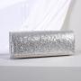 Glitter women long clutch bags with chain shiny dinner dress clutch purses and handbags for women evening bags factory wholesale