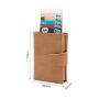 Hot Card Holder Slim Wallet Pop Up Aluminium Men Women ID Protector Purse PU Leather Luxury Business Card Bag