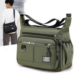 ZX019 Crossbody Bag Water Resistant Multi Pocket's Shoulder Bag Oxford Business Casual Crossbody Messenger Bags For Men