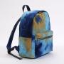 Children Winter Warm Velvet Corduroy Tie Dyed Bag Kids Bagpack School Bags Large Size College Students Backpack School Backpack