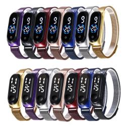 2022 Fashion Leather Woman Wrist Watch digital Wristwatch Watch Creative Ladies Quartz man smart watches For Women