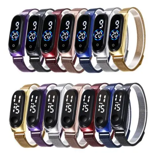 2022 Fashion Leather Woman Wrist Watch digital Wristwatch Watch Creative Ladies Quartz man smart watches For Women
