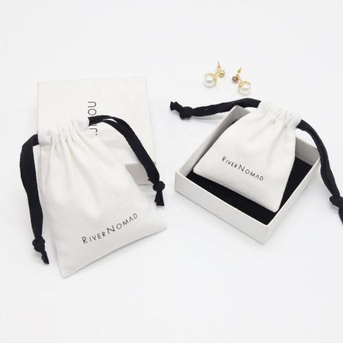 High Quality Brush Canvas Comb Bag Comb Packaging Pouch Small Drawstring Cotton Gift Jewelry Pouch
