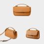 2024 Fashion Ladies Women Small Satchel Vegan Leather Bags Brass Hasp Shoulder Messenger Bags for Women Casual Crossbody Bag
