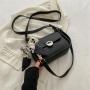 Textured underarm bag for women, new summer style trendy fashion chain bag, small square bag, ins shoulder  square bag