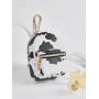 ZR222 Printed Cow Pattern Key Bag Summer New Korean Personalized Women's Daily Change Storage Bag Wallet