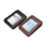 Slim magic wallet custom trifold design pu leather magic wallet for men and women with ID cards credit cards and elastic strap