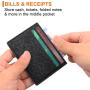 New Leather Slim Minimalist Wallet for Men and Women RFID Blocking Front Pocket Thin Credit Card Holder Stylish Wallets