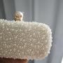 Evening Clutch Bag for Women Pearl Clutch Purse Handbag Wedding Party Bridal Banquet Bag Ladies Purse Evening Bags