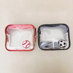 Girls Teenagers Transparent Phone Purse Women Waist Bag Girls Concert Game day Messenger Stadium Clear Bag Clear Crossbody Bag