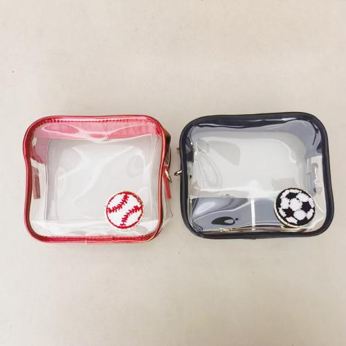 Girls Teenagers Transparent Phone Purse Women Waist Bag Girls Concert Game day Messenger Stadium Clear Bag Clear Crossbody Bag