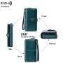 RFID Protection Women's Long Wallet Female Purses Card Holder Wallets vintage Leather Clutch Money Bag Simple Girls Wallet carteras para mujer