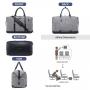 2022 Realer Canvas Women Overnight Bags Carryon Travel Duffel Tote handbags with Shoe Compartment weekend bags  Toiletry Bag