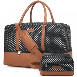 2022 Custom Wholesale Large Overnight Travel Duffel Bag Weekender with Shoe Compartment women Large Carry on luggage travel bags