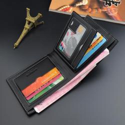2021 high quality wholesale fashion men's leather wallets