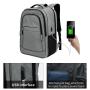 Custom Luxury Cheap 17 Inch Laptop Computer Charging Canvas Leisure Backpack Bag With Usb Charging Port