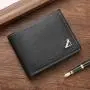Men's Large Capacity Soft Leather Wallet New Business Leisure Fashion Design with Open Closure Waterproof Feature for Youth