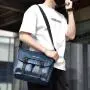 XL272 Business Best-selling Vintage Men's Shoulder Bag Multi-layer Large Capacity Handbag Wear-resistant Durable Leather Bag