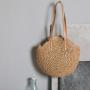 OEM373 Fashion Straw Beach Bag Vintage Handmade Woven Shoulder Bag Raffia Rattan Bags Bohemian Summer Vacation Casual purse