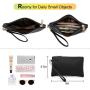 LOVEVOOK 2PCs Set 15.6 Inch Computer Handbags Large Capacity Business Work Briefcase for Office Lady Laptop Tote Bag for Women