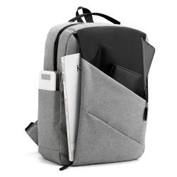 Custom Logo Waterproof School Computer Bag Men Business Travel Durable Laptop Backpack with USB Charging Port