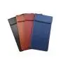 Synthetic Leather Custom A5 A6 Size Clipboard Writing Pad Restaurant Menu Folder Checkbook Cover Holder