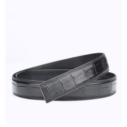 Erkek Kemer Ceinture En Cuir Veritable Custom Logo Luxury Crocodile Leather Men's Belts Fashion Designer Mens Belt