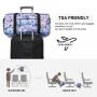 2021 2pcs waterproof Weekender Bags for Women Gym Travel Tote Bag with Shoe Compartment Large Floral Carry on Travel Duffel Bags