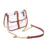 Transparent PVC Messenger Bag Custom Clear Women Bag Stadium Approved Transparent Women's Bag
