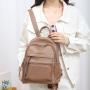 2024 New Genuine leather bag computer bags large capacity backpack men and women simple leisure backpack