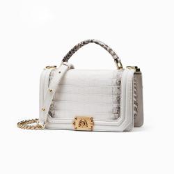 Sac Dame 2022 New Fashion Vintage Classic Retro Alligator Crocodile Crossbody Chain Shoulder Bags Women Elegent Handbags Purse