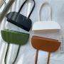 New Korean Custom Logo Solid Color Women's Fashion Single Shoulder Bag Popular Women's Hand Bags