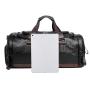 OEM1004 Men's Large PU Leather Bag Sports Travel Gym Handheld Bag Unisex Luggage Business Waterproof Work Preparation Bag