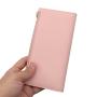 2024 Genuine Leather Plain Wallets Credit Card Holder Luxury Pu Women's Bifold Wallet Rfid