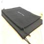 Customized Black Satin Cotton Flannel Dust Bag