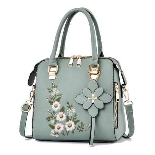 CCF412-1 Women Crossbody Shoulder Bags Embroidered Flowers Designer Pu Leather Ladies Tote Bag Chinese Style Handbag For Women